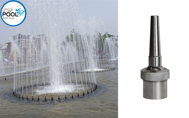 Đầu phun hinh tia nước ren trong 34mm