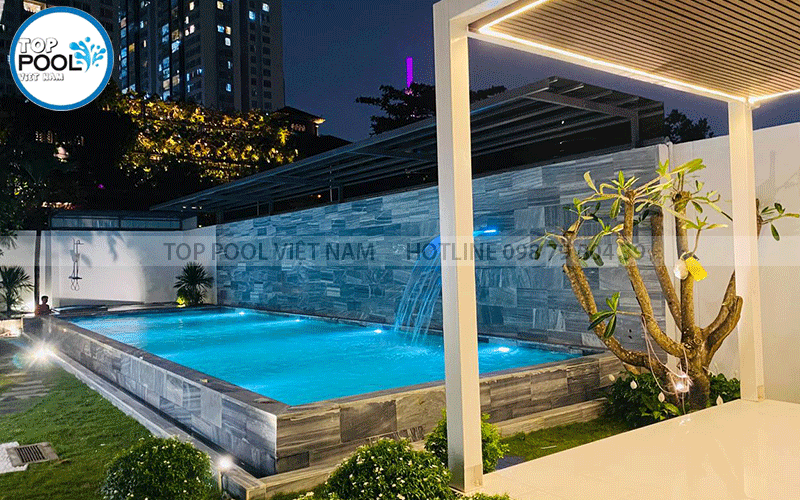 đèn chiếu sáng bể bơi 24w 12v