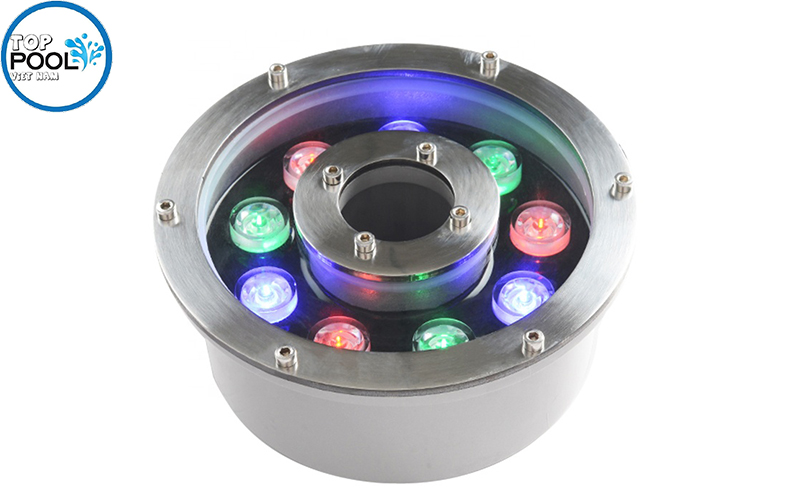 Đèn led bánh xe đài phun nước TFH 9W