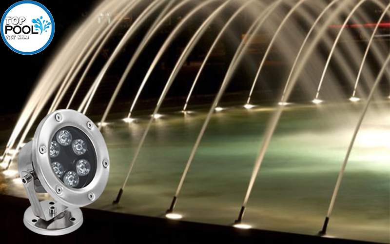 Đèn led đài phun nước 6W Spotlight dạng đế