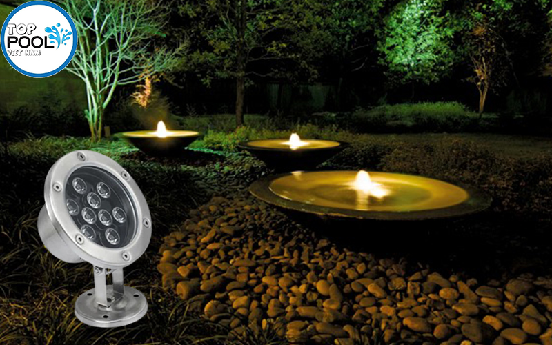 Đèn led đài phun nước 9W