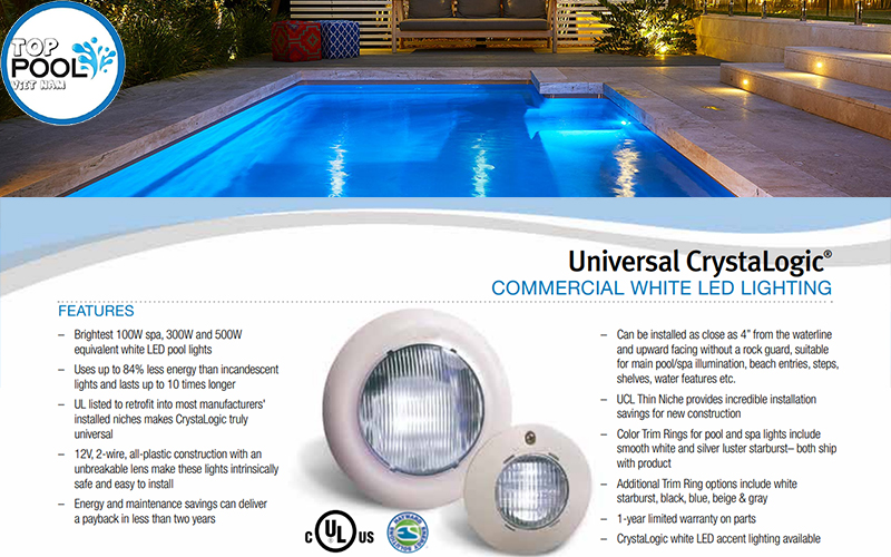 Đèn Led hồ bơi Hayward 500W LPWUS11030