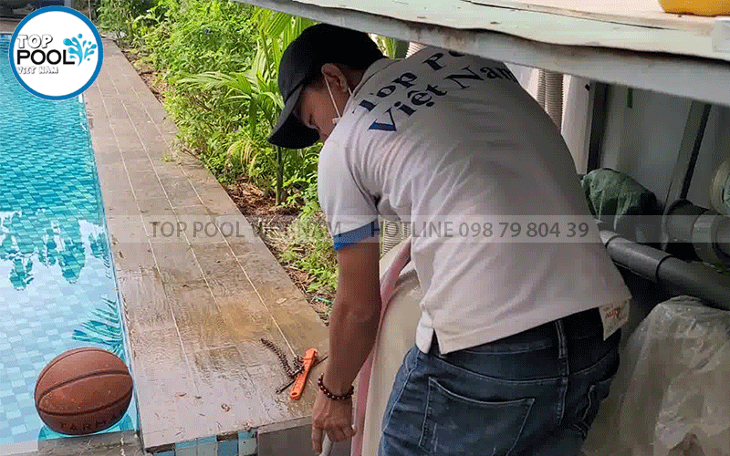 dịch vụ sửa chữa bình lọc nước hồ bơi