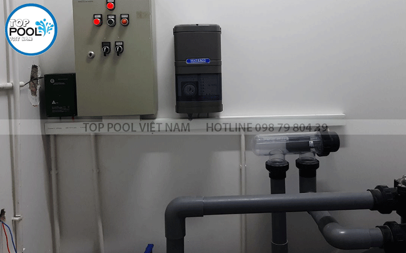 điện phân muối hồ bơi waterco