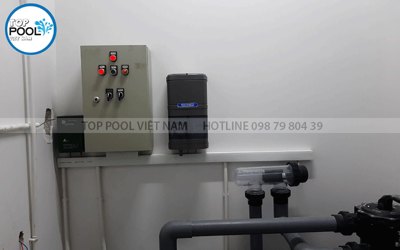 điện phân nước muối hồ bơi waterco