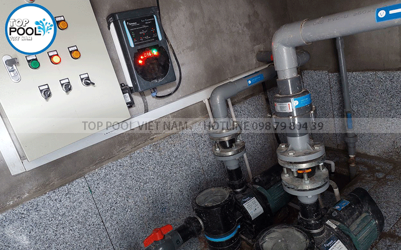 lắp đặt máy điện phân muối Emaux SSC15-T