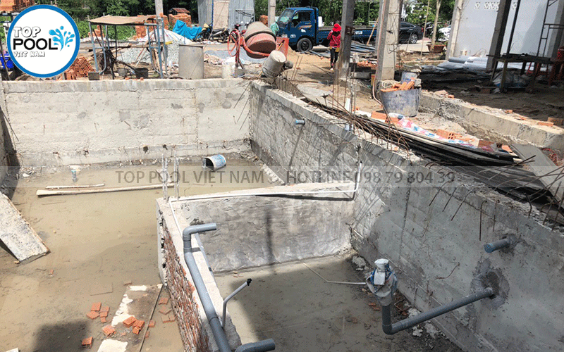 giá thi công bể bơi gia đình tại Bình Dương