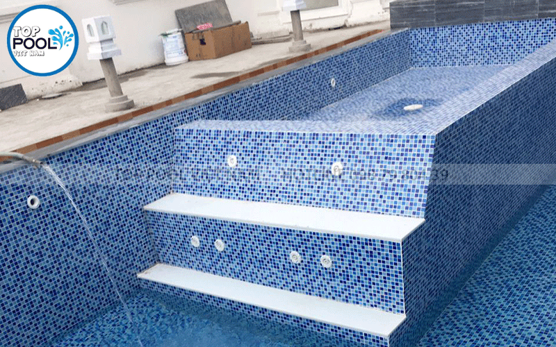 giá thi công bể bơi gia đình tại Long An
