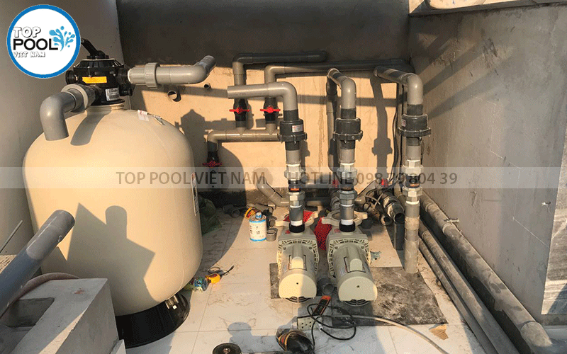 giá thiết bị hồ bơi