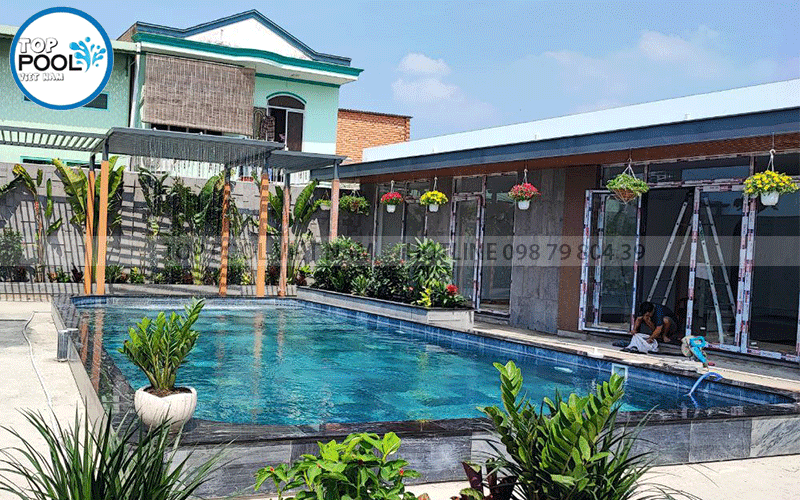 giá xây bể bơi gia đình