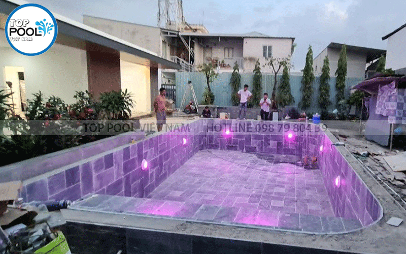 giá xây dựng bể bơi tại Bến Tre