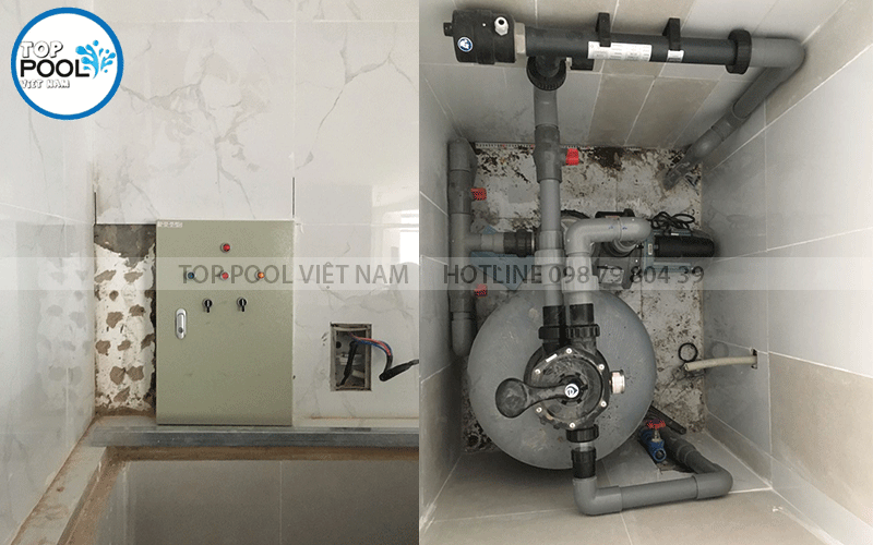 hệ thống lọc nước hồ bơi trường học