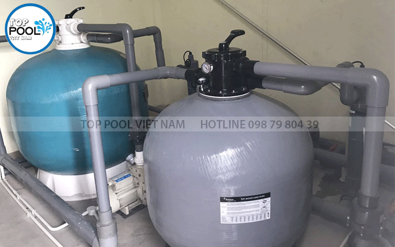 hệ thống lọc nước tuần hoàn bể bơi