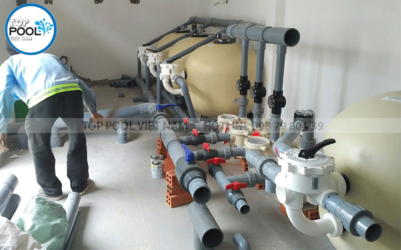 hệ thống xử lý nước hồ bơi trường học