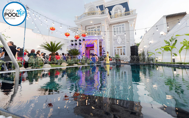 hình ảnh hồ bơi đẹp Bình Dương