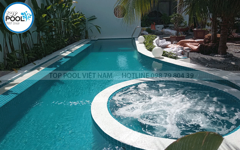 hình ảnh hồ bơi đẹp ngoài trời