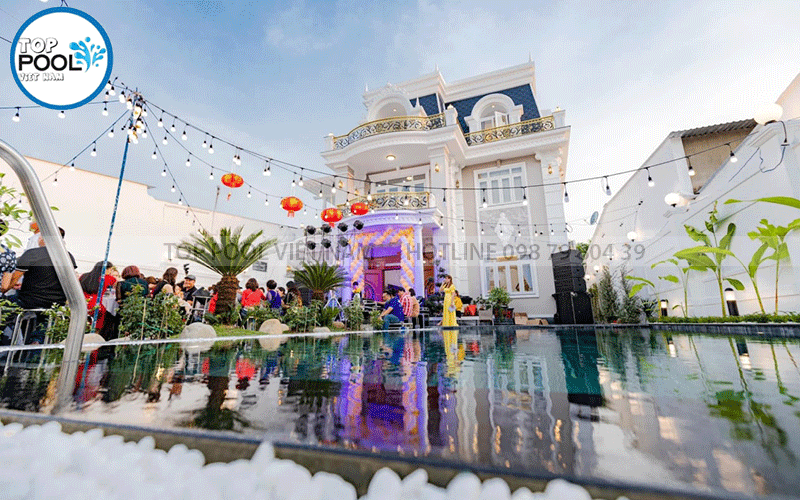 hình ảnh hồ bơi đẹp Bình Dương