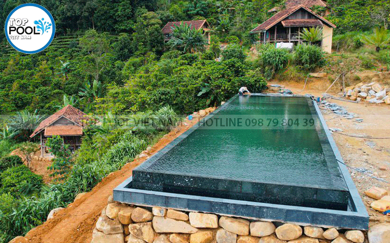 hình ảnh hồ bơi đẹp thiên nhiên hoang sơ