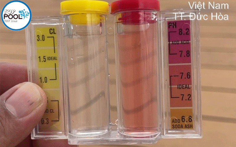 bộ test kiểm tra nước hồ bơi