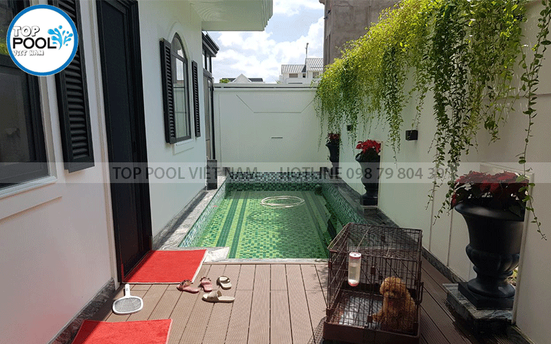 hồ bơi biệt thự gia đình quận 2