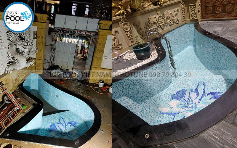 hồ bơi gia đình tại quận gò vấp