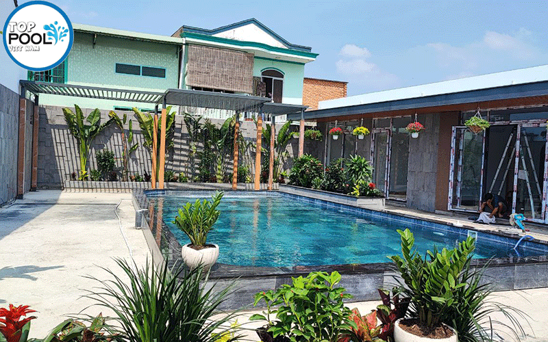 Hồ bơi gian đình quận Bình Thạnh TP.HCM