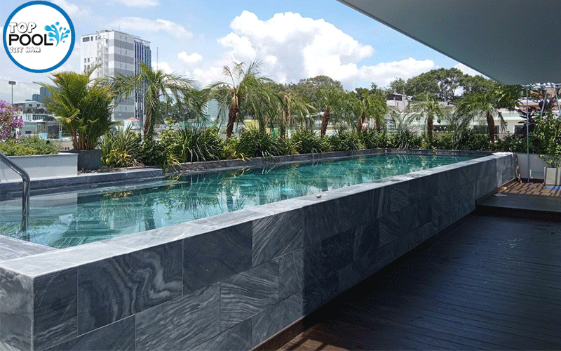 hồ bơi sân thượng tp hcm