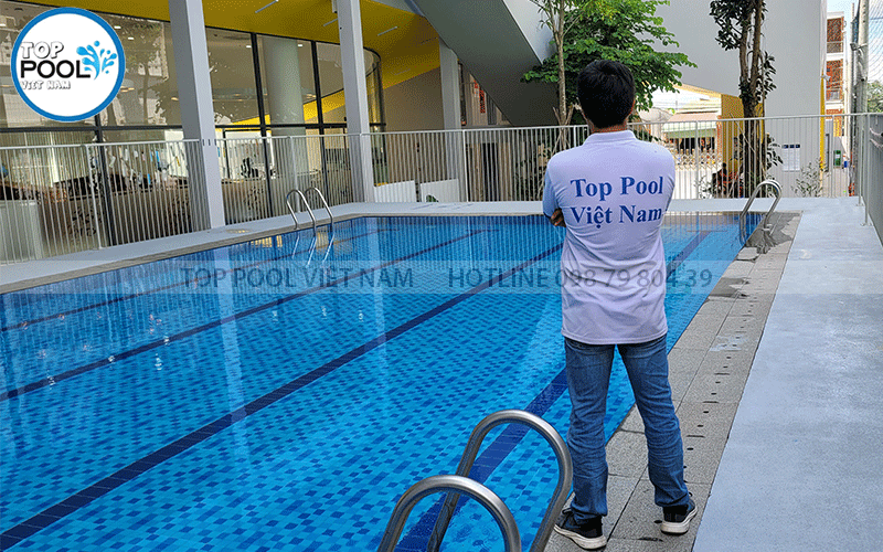 hồ bơi trường học đẹp