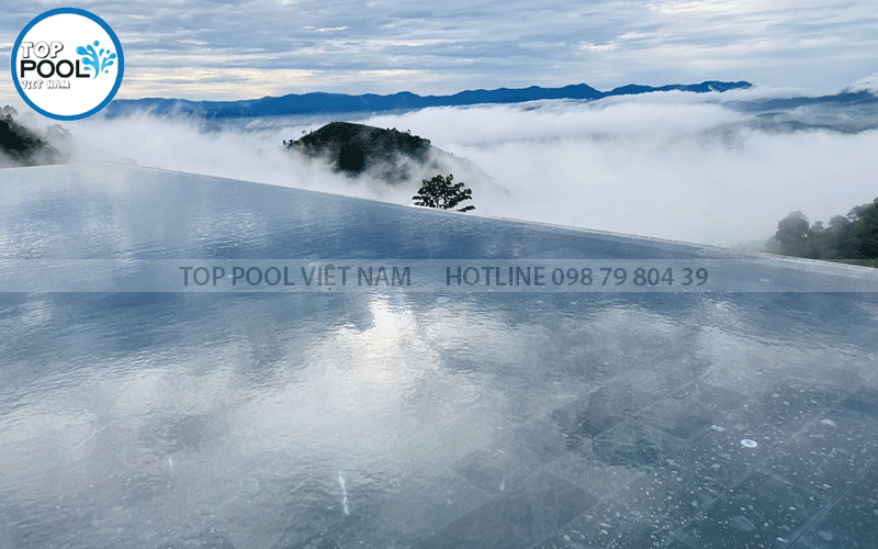 hồ bơi vô cực tại Bảo Lộc