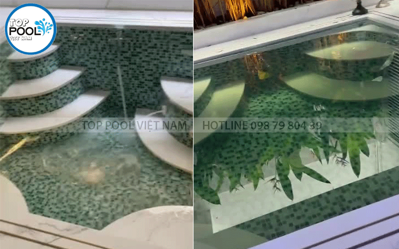 Hồ jacuzzi biệt thự gia đình