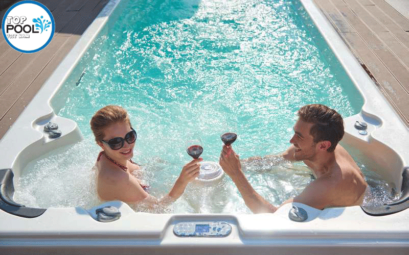 hồ jacuzzi mini trong nhà