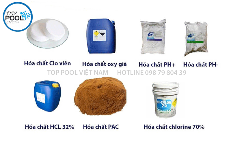 hóa chất xử lý nước hồ bơi