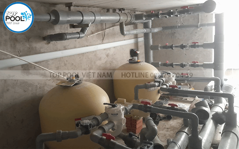 hướng dẫn lắp đặt thiết bị lọc nước bể bơi