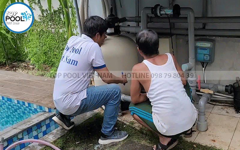hướng dẫn sử dụng bình lọc nước hồ bơi