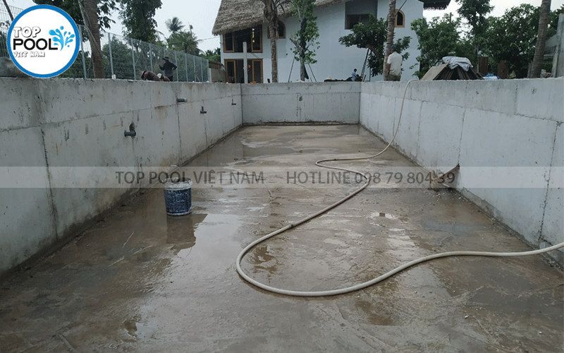 kích thước bể bơi gia đình tại cần thơ