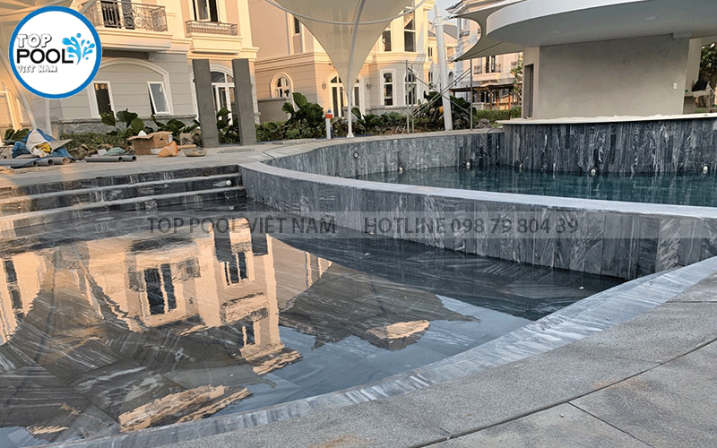 kích thước bể bơi gia đình