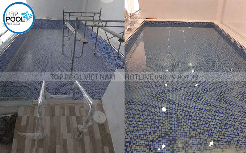 kích thước hồ bơi trường mầm non