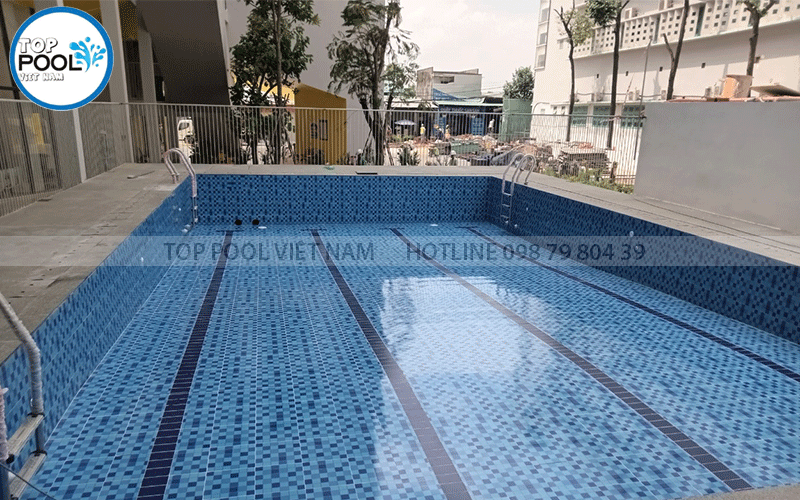 kích thước hồ bơi trường tiểu học