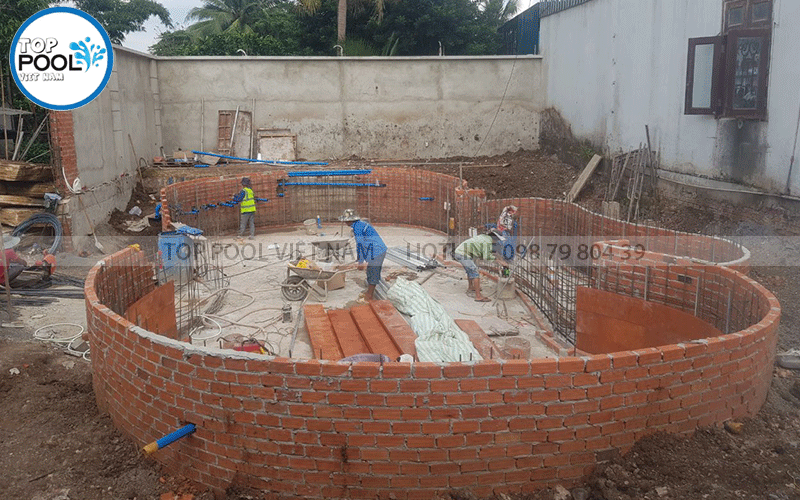 kỹ thuật thi công bể bơi tại Bình Dương