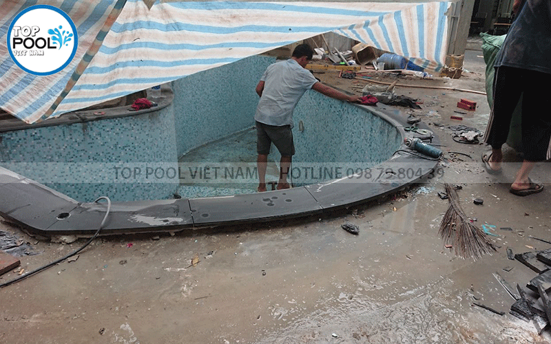 làm bể bơi tại tiền giang