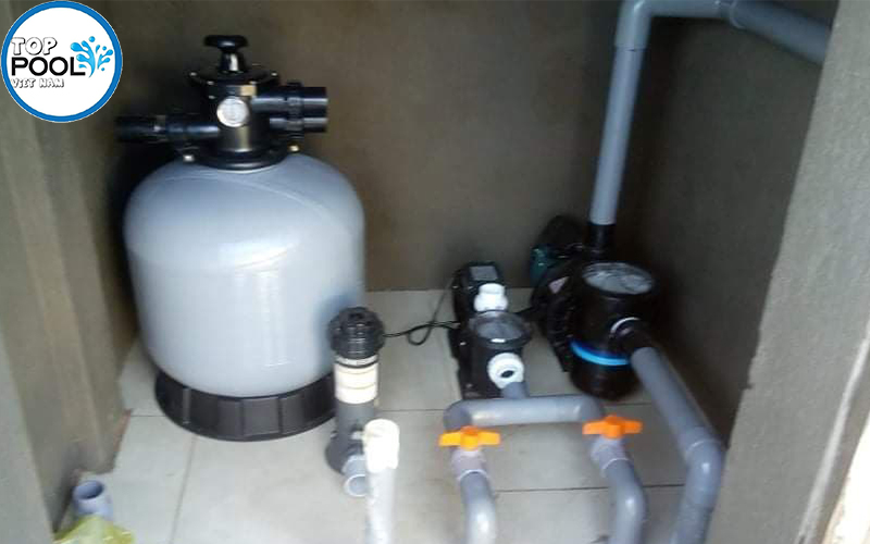 Lắp đặt bình lọc cát emaux P700