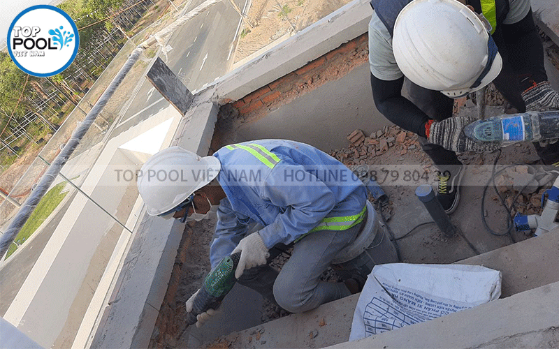 lắp đặt bể jacuzzi