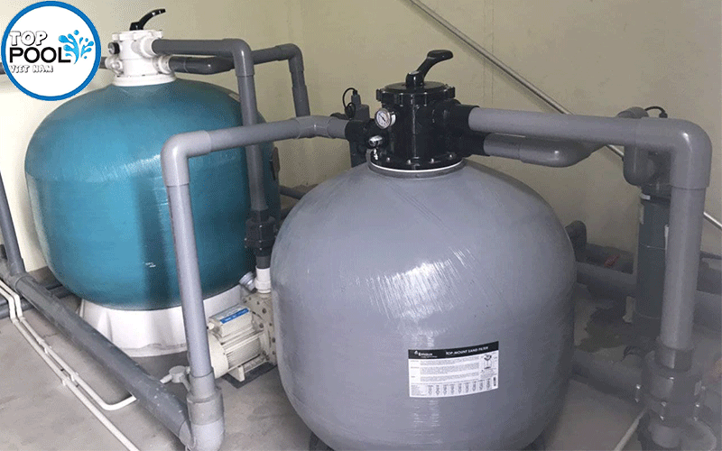 lắp đặt bình lọc cát emaux v1000