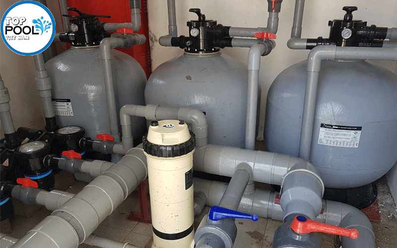 lắp đặt bình lọc cát emaux v900