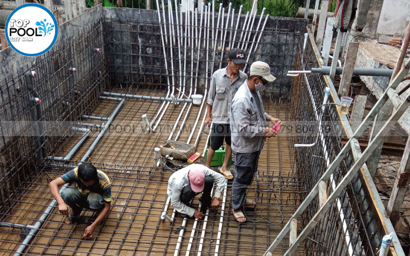 lắp đặt điện nước hồ bơi