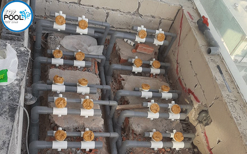 Lắp đặt đường ống ghế Jacuzzi