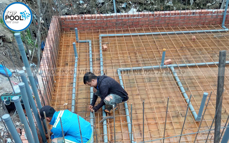 lắp đặt hệ thống cấp thoát nước hồ bơi