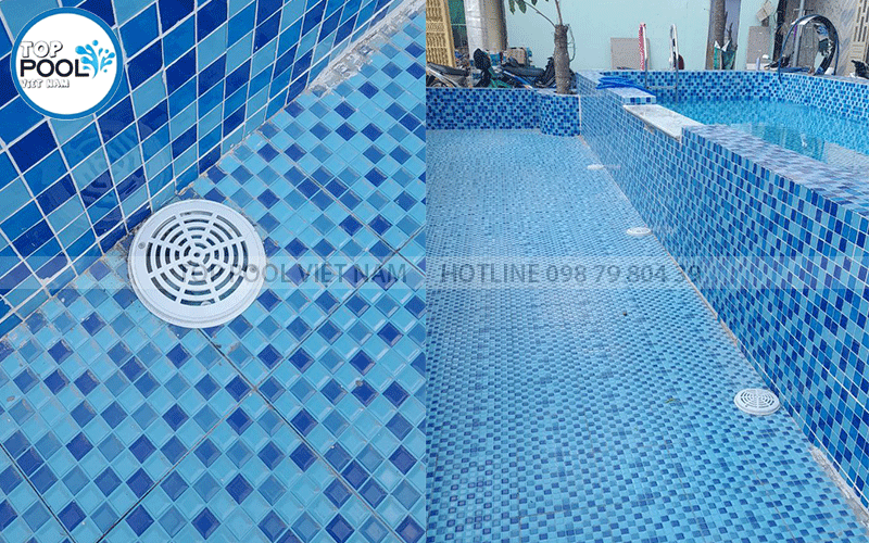 lắp đặt phụ kiện hồ bơi