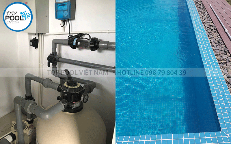 lắp đặt thiết bị hồ bơi