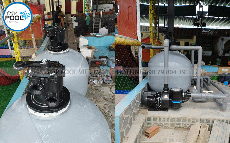 lắp đặt thiết bị hồ bơi kinh doanh